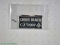 Click to enlarge CJ'07 Cabot Beach Subcamp Cane Plate